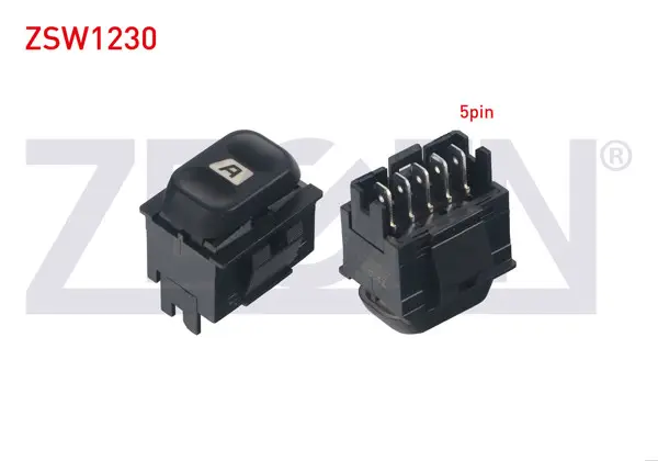 Cam Açma Anahtarı Tekli 5 Pin Otomatik Partner-Berlingo-Xsara 1996-2008 / Xantia 1993-1998