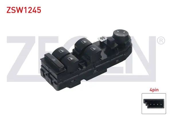 Cam Açma Anahtar Grup Ayna Ayarlı 4 Pin BMW 5 Serisi (E60)-(E61) 2003-2010