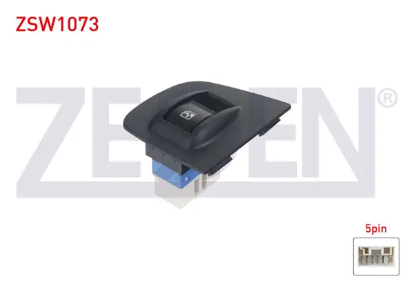 Cam Açma Anahtarı Tekli Çerçeveli Turuncu Işık 5 Pin Fiat Doblo 2001-2010