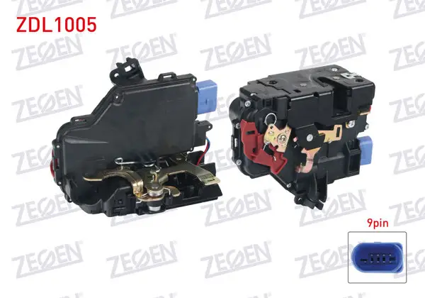 Kapı Kilidi Motorlu Sağ On 9 Pin Volkswagen Golf V-Caddy III-Jetta III-Touareg-Touran 2003-2015 / Skoda Octavia 2004-2012 / Seat Toledo III-Altea 2004 -