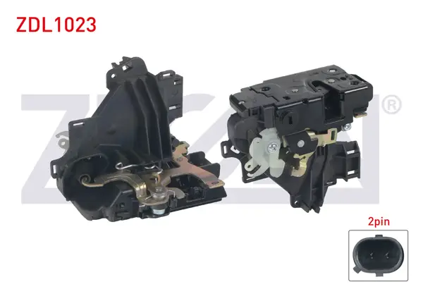 Kapı Kilidi Motorlu Sağ Arka 2 Pin Volkswagen Polo / Skoda Fabia 1999-2007 / Seat Ibiza IV-Cordoba 2002-2009