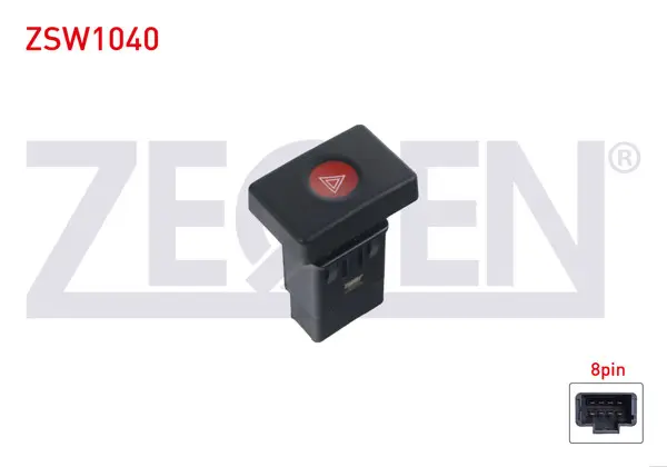 Flaşör Anahtarı 8 Pin Kırmızı Işık Dacia Logan 2004-2012