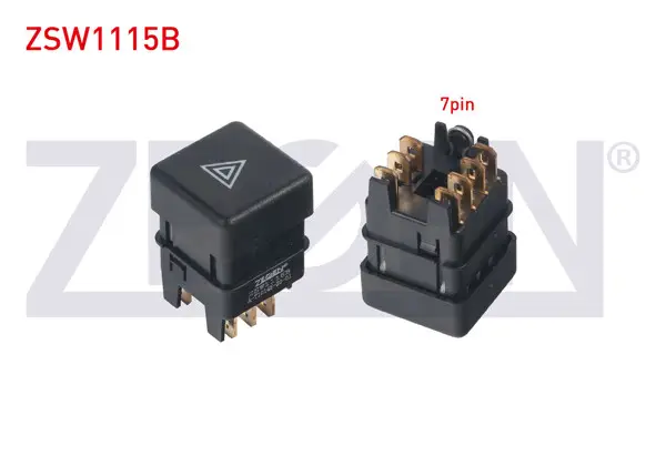 Flaşör Anahtarı Kare 7 Pin Siyah Fiat Dogan SLX 1993-1997