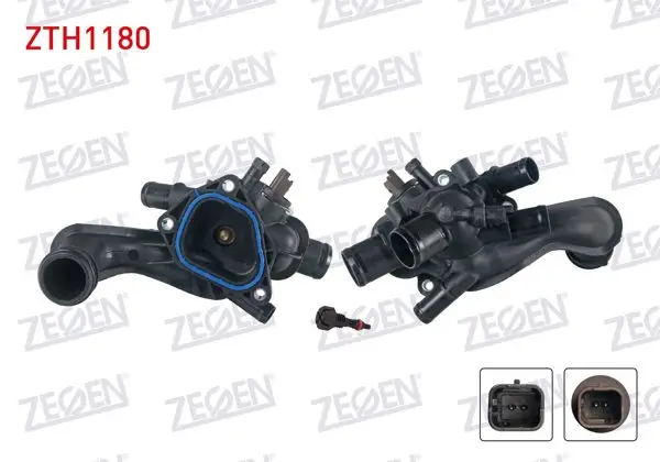 Termostat Komple Çift Müşürlü 105 C Citroen C4-Ds3 1.6 2004-2013 / Peugeot 207-308 1.6İ-1.6 Thp 2006-2013 / 3008 1.6 Thp 2009-/ Rcz 1.6 Thp 2010-/ Mini Cooper-One-Clubman-Countryman 1.6İ 2006 -