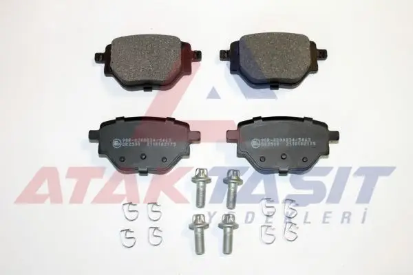 Fren Balatası Arka Peugeot 208 II-2008 II 1.2 Puretech-1.5 Bluehdı 2019-/ Opel Corsa F 1.2-1.5 D 2019-/ Citroen C4 X