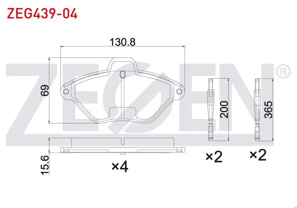 Fren Balata Ön Fişli Citroen Xantia 1.8-1.9-2.0 1993-1998