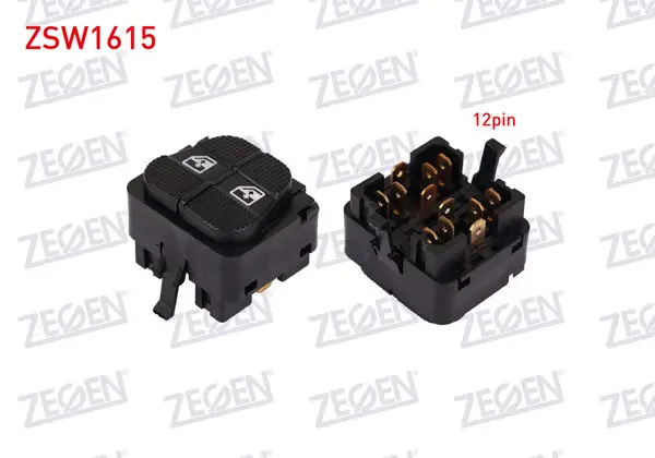 Cam Açma Anahtarı Çiftli 12 Pin Volkswagen Golf III (1H1) 1991-1999 / Polo Classic (6Kv2) 1995-2001