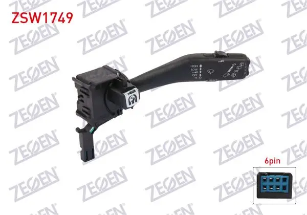 Silecek Kumanda Kolu 6 Pin Volkswagen Caddy III 2004-2010 / Golf V-VI 2003-2012 / Jetta III 2004-2010 / Tiguan 2007-2018 / Touran 2003-2010