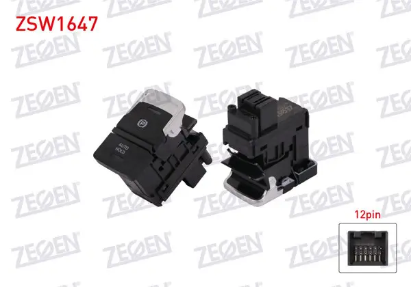 El Fren Anahtarı 12 Pin Volkswagen Golf VII 2012-/ Passat B8 2014 -