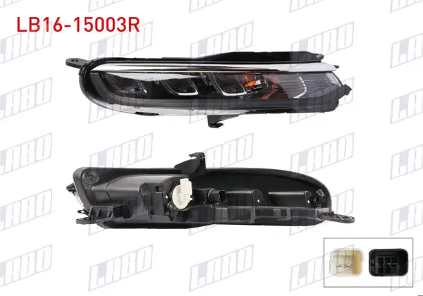 Gunduz Farı Sağ Citroen C3 2020 -