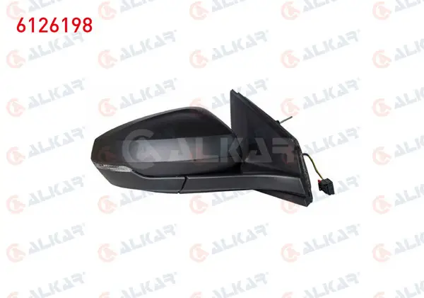 Dış Dikiz Aynası Sağ Elektrikli Isıtmalı Sinyalli 6 Pin Volkswagen Polo (Aw1, Bz1) 2017 -