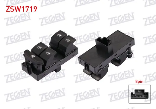 Cam Açma Anahtar Grup 8 Pin Skoda Octavia 2012-2017