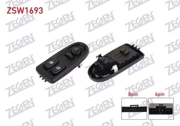Cam Açma Anahtarı Çiftli Ayna Ayarlı 14 Pin Iveco Daily 2006-2011