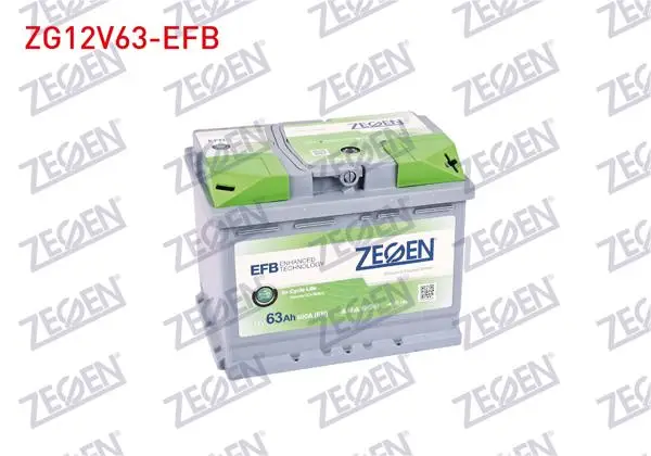 Aku Efb Start / Stop L2 12V 63 Ah (242X175x190)