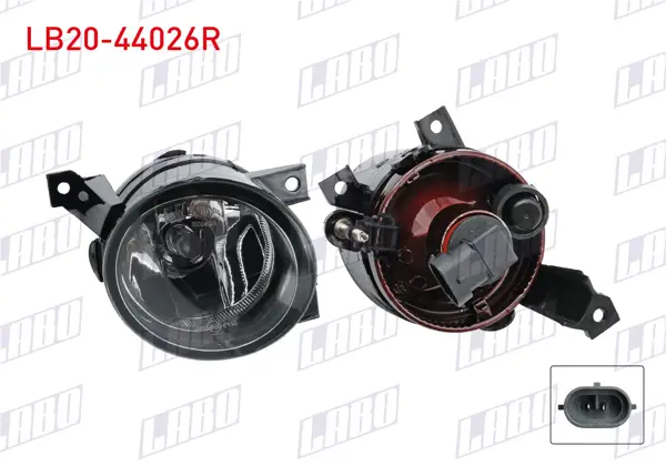 Sis Farı Sağ Ampullu Volkswagen Touran 2003-2008 / Caddy 2004-2008
