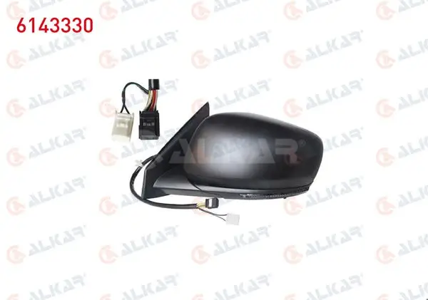 Dış Dikiz Aynası Sol Elektrikli Isıtmalı Astarlı Otomatik Katlanır Sinyalli Sensörlü 9 Pin Renault Kadjar 2015 -