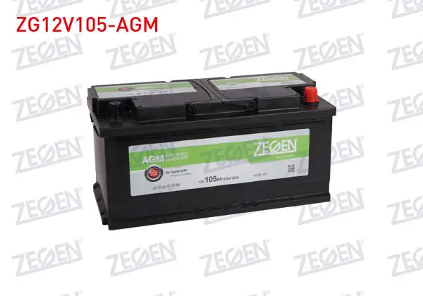 Aku Agm Start / Stop L6 12V 105 Ah (393X175x190)