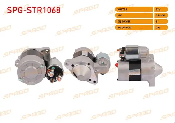 Marş Motoru 12V 0.9Kw 9 Dıs Cw (Str3220) Clio I II III IV-Symbol II III / Logan-Sandero (1.2 Benzinli Araclar İçin)