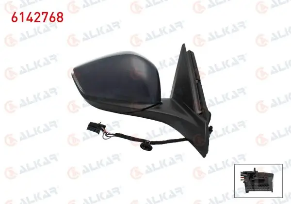 Dış Dikiz Aynası Sağ Elektrikli Isıtmalı Sinyalli Sensörlü Opel Astra L 2021-/ Peugeot 308 III 2021-/ 308 Sw III 2021 -