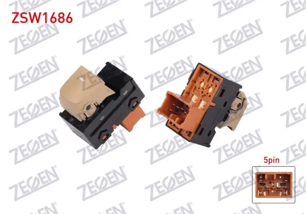 Cam Açma Anahtarı Tekli 7 Pin Hyundai Elantra 2011-2015