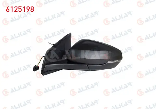 Dış Dikiz Aynası Sol Elektrikli Asferık Isıtmalı Sinyalli 6 Pin Volkswagen Polo (Aw1, Bz1) 2017 -