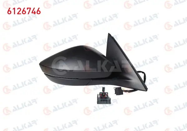 Dış Dikiz Aynası Sağ Elektrikli Isıtmalı Sinyalli Led 6 Pin Skoda Scala / Kamıq 2019 -