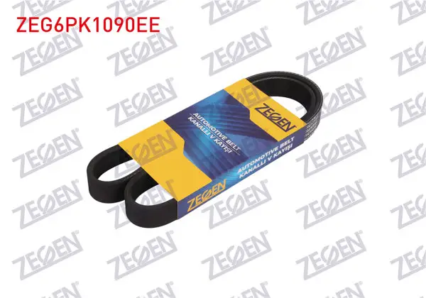 Kanallı V Kayışı 6Pk1090 (Elastık) P206 1.6 HDI 2005-/ P207 1.4, 1.6 HDI 2006-/ P307 / C4 1.6 HDI 2004-/ C2 1.4 HDI 2003-/ C3 1.4, 1.6 2002 -