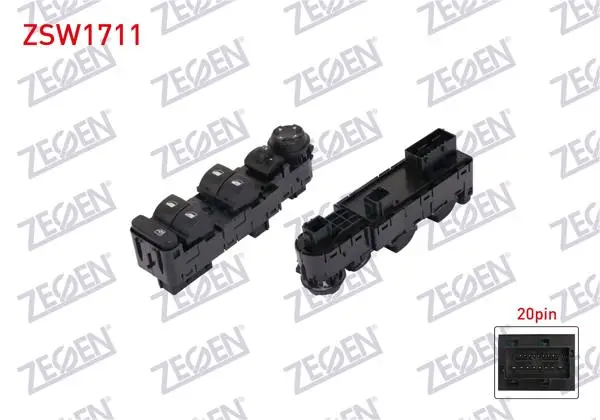 Cam Açma Anahtar Grup Ayna Ayarlı 20 Pin Opel Corsa F 2019-/ Peugeot 3008 2016 -