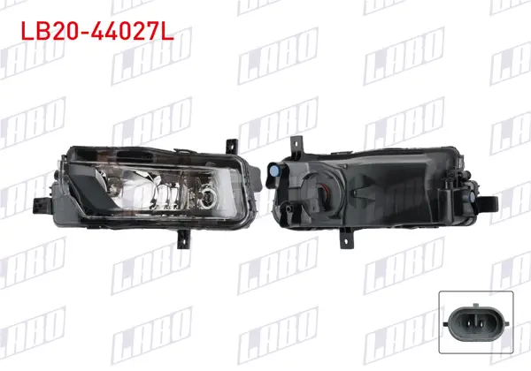 Sis Farı Sol Ampullu Volkswagen Caddy 2016 -