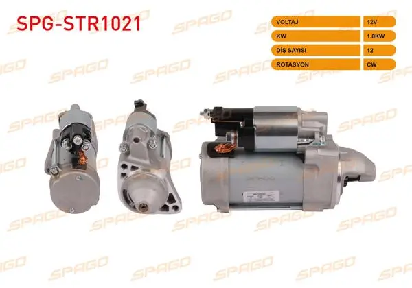 Marş Motoru 12V 1.8Kw 12 Dıs Cw (Str6195) Sprinter 09-13-Vito 10-13-C (W204)-E (W212) (2.2 CDI Araclar İçin)
