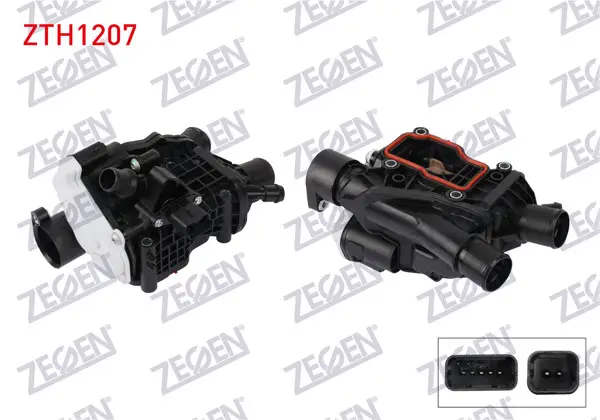 Termostat Gövdesi Müşürlü Peugeot 3008 / 308 II / 5008 I-II / 508 I-II / Boxer / Expert / Traveller / Citroen C4 II, Grand Picasso II, Picasso II, Space Tourer / C5 Aircross / C5 III / 2.0 2.2 Bluehdi