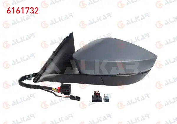 Dış Dikiz Aynası Sol Elektrikli Isıtmalı Astarlı Otomatik Katlanır Sinyalli Ledlı Kör Noktalı 8 + 2 Pin Skoda Octavia IV 2020 -