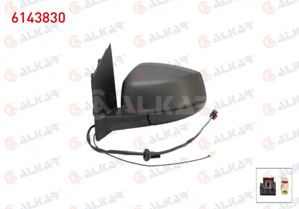 Dış Dikiz Aynası Sol Elektrikli Isıtmalı Antenlı 5 Pin Ford Tourneo Connect 2022-/ Volkswagen Caddy V 2020 -