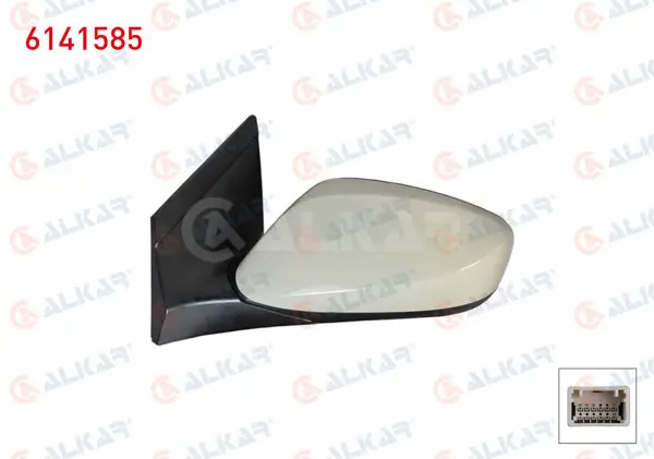Dış Dikiz Aynası Sol Elektrikli Astarlı 3 Pin Hyundai i30 (Gd) 2011-2017