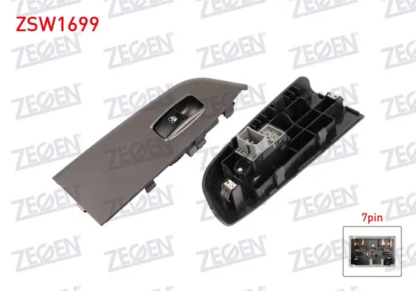 Cam Açma Anahtarı Tekli Çerçeveli 7 Pin Kia Bongo 2003 -