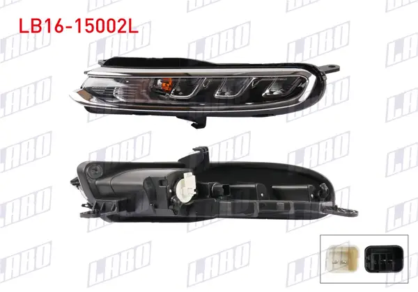 Gunduz Farı Sol Citroen C3 2016-2019
