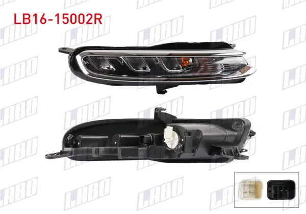 Gunduz Farı Sağ Citroen C3 2016-2019