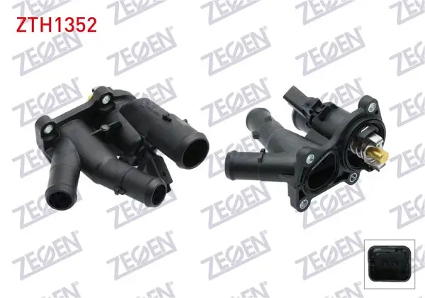 Termostat Komple (Contalı) 98 C Ford Focus II 1.6 2004-2012 / C-Max 1.6 2007-2010