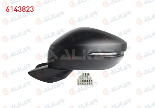 Dış Dikiz Aynası Sol Elektrikli Asferık Isıtmalı Astarlı Otomatik Katlanır Sinyalli Led Kör Noktalı 10 Pin Honda Civic Xı Sedán (Fe, Fl) 2021 -