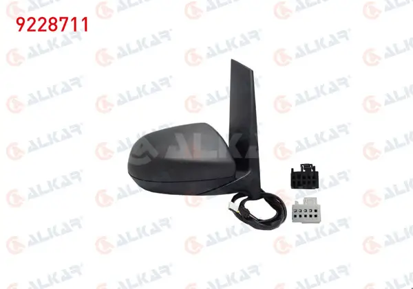 Dış Dikiz Aynası Sağ Elektrikli Asferık Isıtmalı Kör Noktalı 8 Pin Mercedes Vito (W447) 2014 -