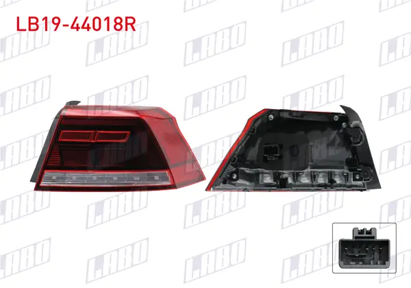 Stop Sağ Dış Ledlı Volkswagen Passat 8.5 2020 -