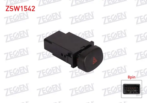 Flaşör Anahtarı 8 Pin Hyundai Accent 1998-2000