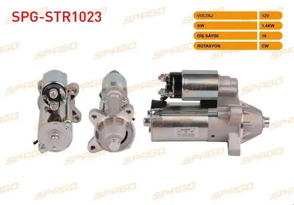 Marş Motoru 12V 1.4Kw 10 Dıs Cw (Str5512) Ford Transit-Tourneo Connect 1.8 TDCI 02-13