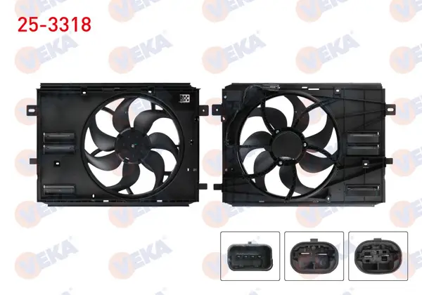 Fan Motoru Peugeot 308 / 3008 / 5008 / Partner / Rifter / Citroen C4 / Berlingo / Jumpy / 1.5 HDI