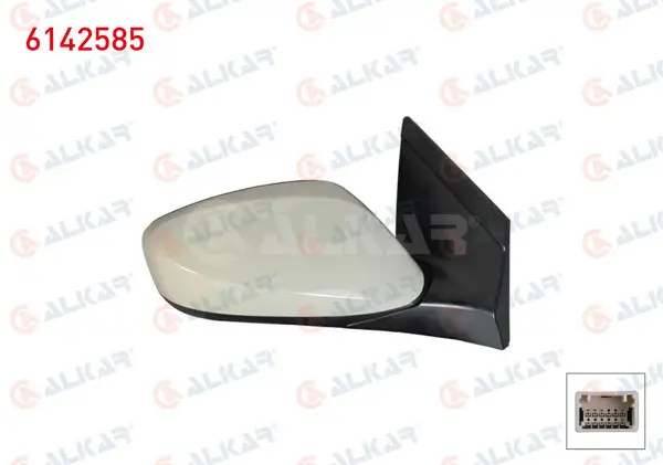 Dış Dikiz Aynası Sağ Elektrikli Astarlı 3 Pin Hyundai i30 (Gd) 2011-2017