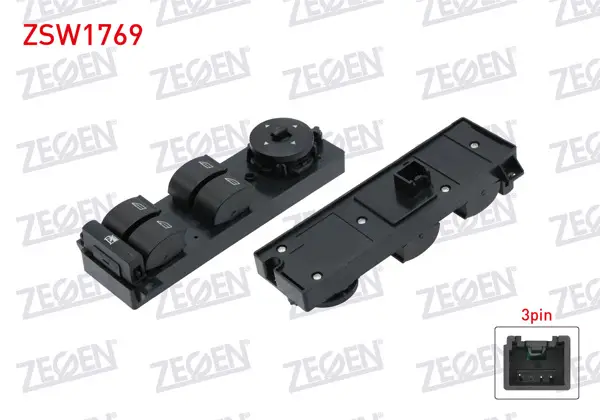 Cam Açma Anahtar Grup Ayna Ayarlı 3 Pin Ford Focus II 2008-2011 / C-Max 2007-2010