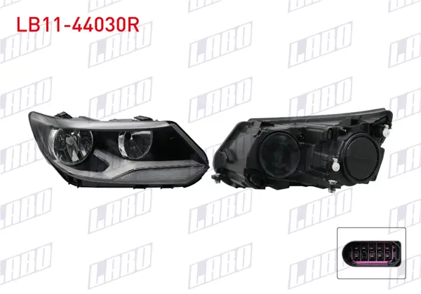 Far Sağ Volkswagen Tiguan (5N_) 2011-2016