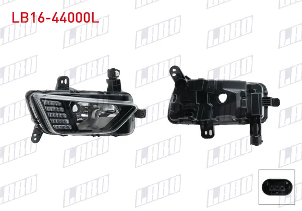 Gunduz Farı Sis Farlı Sol Ledlı Volkswagen Polo VI (Aw1, Bz1, Ae1) 2018-2021
