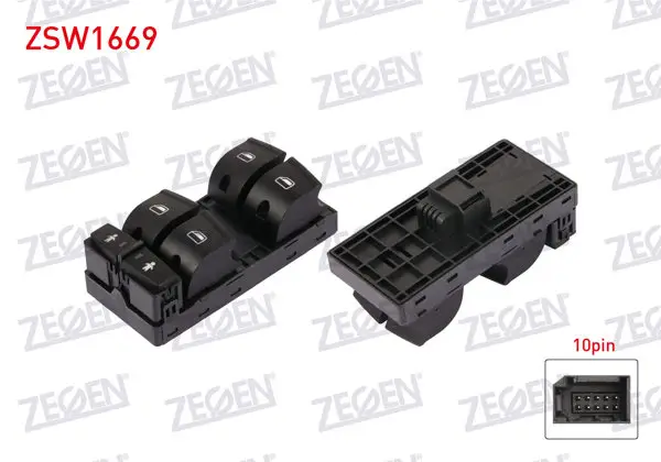 Cam Açma Anahtar Grup 10 Pin Audi Q7 2007-2015