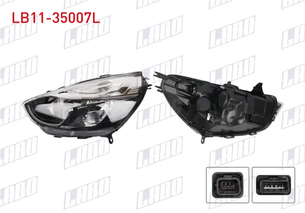 Far Sol Icı Siyah Renault Clio IV 2016 -